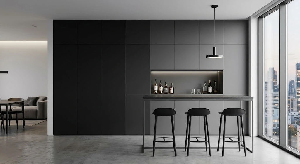 Quầy bar thiết kế tối giản